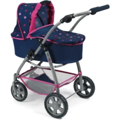BAYER CHIC 2000 Combi Poppenwagen 3 In 1 EMOTION ALL IN Stars Marine -Speelgoed Verkoop bayer chic 2000 combi poppenwagen 3 in 1 emotion all in stars marine a271321 4