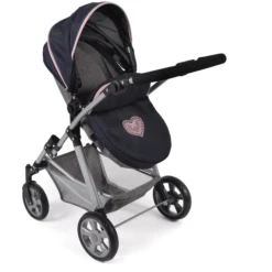 BAYER CHIC 2000 Kombi Poppenwagen NELE Gemêleerd Marine Grijs -Speelgoed Verkoop bayer chic 2000 kombi poppenwagen nele gemeleerd marine grijs a320886 3