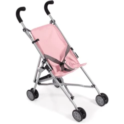 BAYER CHIC 2000 Mini Buggy ROMA Melange Grijs-roze -Speelgoed Verkoop bayer chic 2000 mini buggy roma melange grijs roze a355555 3