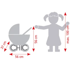 BAYER CHIC 2000 Mini Knuffel Kinderwagen SMARTY Dots Braam -Speelgoed Verkoop bayer chic 2000 mini knuffel kinderwagen smarty dots braam a355156 3