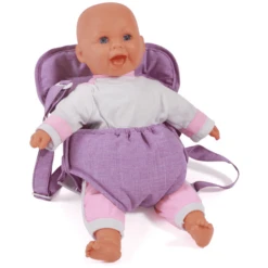 BAYER CHIC 2000 Poppen Draagriem Melange Lila -Speelgoed Verkoop bayer chic 2000 poppen draagriem melange lila a297225 3