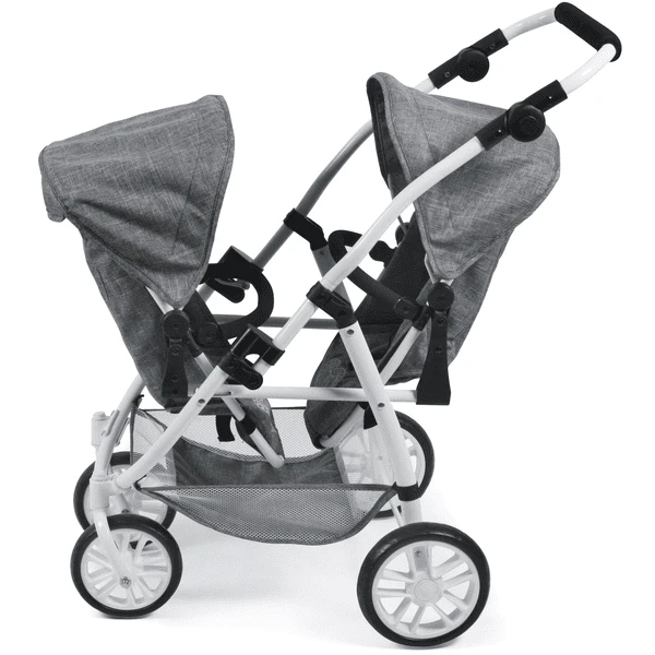 BAYER CHIC 2000 Tandem-Buggy VARIO Jeans Grey 3 BAYER CHIC 2000 Tandem-Buggy VARIO Jeans Grey - Afbeelding 3