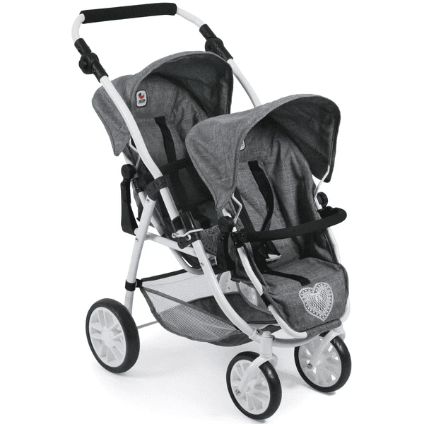 BAYER CHIC 2000 Tandem-Buggy VARIO Jeans Grey 1 BAYER CHIC 2000 Tandem-Buggy VARIO Jeans Grey