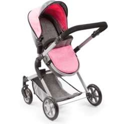 Bayer Design Poppenwagen City Neo Grijs/roze -Speelgoed Verkoop bayer design poppenwagen city neo grijs roze a313416 3