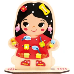 Bino Eerste Houten Rijgspel, Aankleedplezier