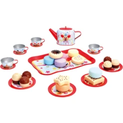 Bino Theeserviesje Voor Kinderen, Rood -Speelgoed Verkoop bino theeserviesje voor kinderen rood a360337 4