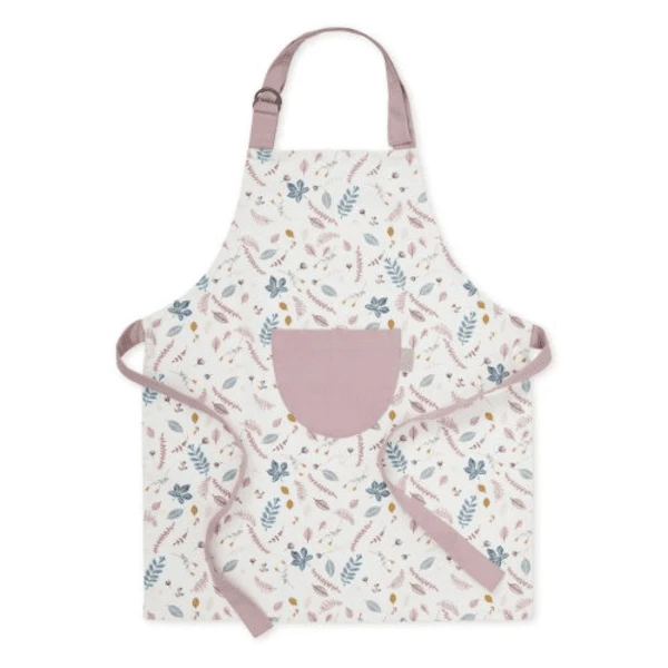 Cam Cam Copenhagen Kinderschort - Geperst Leaves Rose 1 Cam Cam Copenhagen Kinderschort - Geperst Leaves Rose