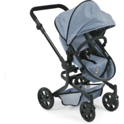 CHIC 2000 Combi Poppenwagen "MIKA" - Jeans Blue -Speelgoed Verkoop chic 2000 combi poppenwagen mika jeans blue a225197 3