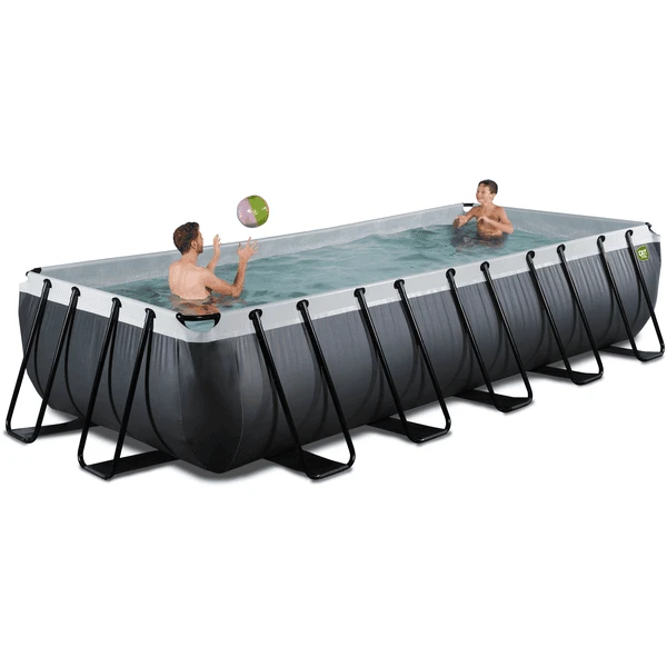 EXIT TOYS EXIT Black Leather Zwembad 540x250x100cm Met Sand Filterpomp - Zwart 5 EXIT TOYS EXIT Black Leather Zwembad 540x250x100cm Met Sand Filterpomp - Zwart - Afbeelding 5