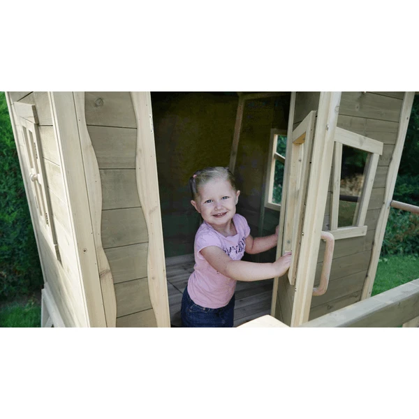 EXIT TOYS EXIT Crooky 500 Houten Speelhuis - Grijsbeige 5 EXIT TOYS EXIT Crooky 500 Houten Speelhuis - Grijsbeige - Afbeelding 5