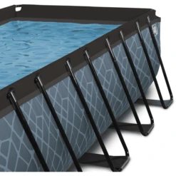 EXIT TOYS EXIT Frame Pool 4x2x1,22m (12v Sand Filter)- Grijs -Speelgoed Verkoop exit frame pool 4x2x1 22m 12v sand filter grijs a305958 3