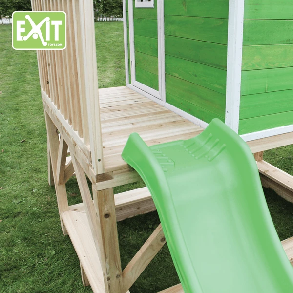 EXIT TOYS EXIT Loft 500 Houten Speelhuis - Groen 5 EXIT TOYS EXIT Loft 500 Houten Speelhuis - Groen - Afbeelding 5