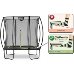 EXIT TOYS EXIT Silhouet Trampoline 153 X 214 Cm, Zwart -Speelgoed Verkoop exit silhouet trampoline 153 x 214 cm zwart a294557 3