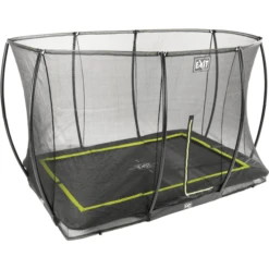 EXIT TOYS EXIT Silhouette Inground Trampoline 244x366cm Met Veiligheidsnet - Zwart 7 EXIT TOYS EXIT Silhouette Inground Trampoline 244x366cm Met Veiligheidsnet - Zwart -Speelgoed Verkoop exit silhouette inground trampoline 244x366cm met veiligheidsnet zwart a251722 2