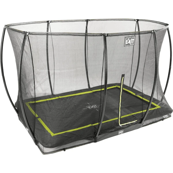 EXIT TOYS EXIT Silhouette Inground Trampoline 244x366cm Met Veiligheidsnet - Zwart 3 EXIT TOYS EXIT Silhouette Inground Trampoline 244x366cm Met Veiligheidsnet - Zwart - Afbeelding 3