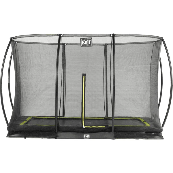 EXIT TOYS EXIT Silhouette Inground Trampoline 244x366cm Met Veiligheidsnet - Zwart 1 EXIT TOYS EXIT Silhouette Inground Trampoline 244x366cm Met Veiligheidsnet - Zwart