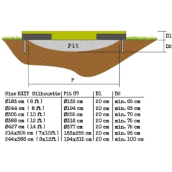 EXIT TOYS EXIT Silhouette Inground Trampoline ø366cm Met Veiligheidsnet - Groen 8 EXIT TOYS EXIT Silhouette Inground Trampoline ø366cm Met Veiligheidsnet - Groen -Speelgoed Verkoop exit silhouette inground trampoline o366cm met veiligheidsnet groen a251728 3