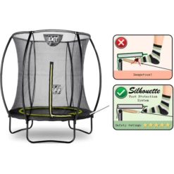 EXIT TOYS EXIT Silhouette Trampoline ø183cm - Zwart 7 EXIT TOYS EXIT Silhouette Trampoline ø183cm - Zwart -Speelgoed Verkoop exit silhouette trampoline o183cm zwart a251446 2