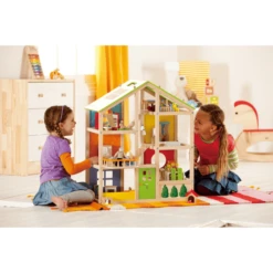 HAPE Vier-seizoenen-Huis, Gemeubileerd 35-delig -Speelgoed Verkoop hape vier seizoenen huis gemeubileerd 35 delig a073788 3
