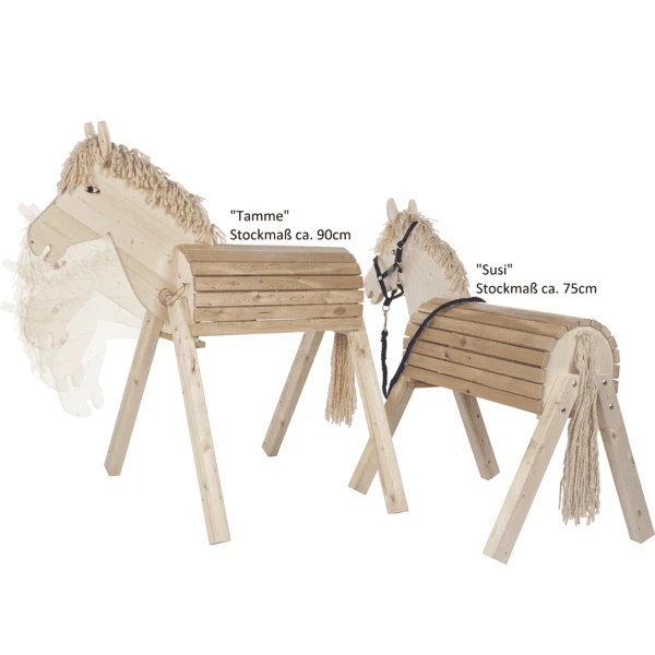 Helga Kreft Houten Tuinpaard Susi 3 Helga Kreft Houten Tuinpaard Susi - Afbeelding 3