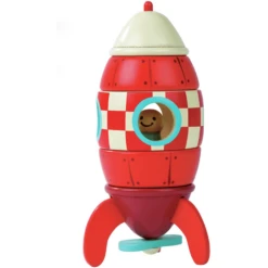 Janod® Magnetisch Bouwpakket - Raket Klein -Speelgoed Verkoop janod magnetisch bouwpakket raket klein a195994 2