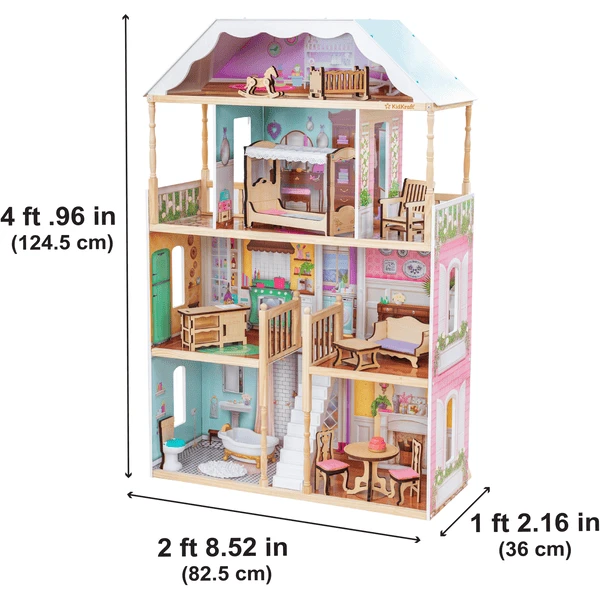 KidKraft® Charlotte Poppenhuis 3 KidKraft® Charlotte Poppenhuis - Afbeelding 3