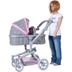 Knorr® Speelgoed Boonk Poppenwagen - Ster Grijs -Speelgoed Verkoop knorr speelgoed boonk poppenwagen ster grijs a363268 3