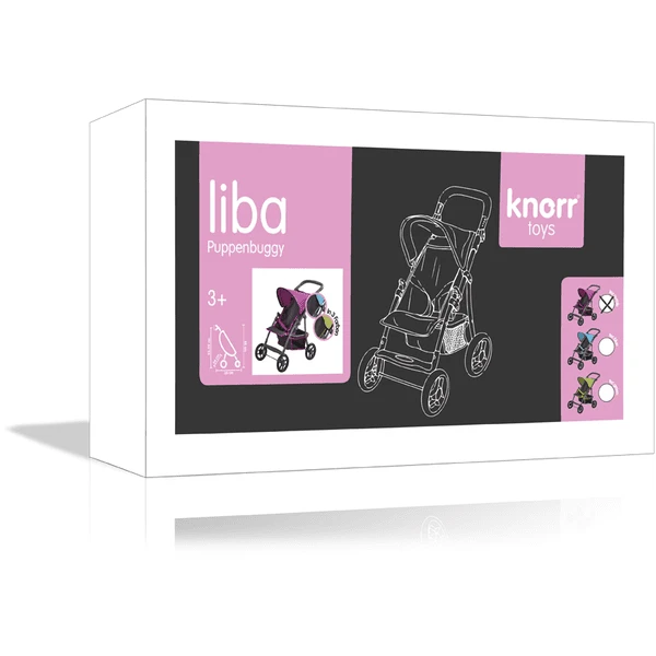 Knorr® Toys Poppenbuggy Liba - Tec Purple 2 Knorr® Toys Poppenbuggy Liba - Tec Purple - Afbeelding 2