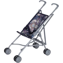 KNORRYTOYS Poppenbuggy Sim - Blue Flowers -Speelgoed Verkoop knorrytoys poppenbuggy sim blue flowers a140363 2