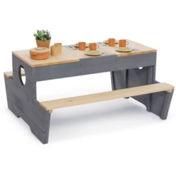 MUDDY BUDDY Speeltafel "Creator" Naturel Wolkengrijs -Speelgoed Verkoop muddy buddy speeltafel creator naturel wolkengrijs a412358 4