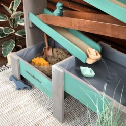 MUDDY BUDDY Waterbaan "Aqua Tower" Warmgrijs Salie -Speelgoed Verkoop muddy buddy waterbaan aqua tower warmgrijs salie a412727 2