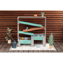 MUDDY BUDDY Waterbaan "Aqua Tower" Warmgrijs Salie -Speelgoed Verkoop muddy buddy waterbaan aqua tower warmgrijs salie a412727 4