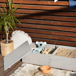 MUDDY BUDDY Zandbak "Space Saver" Warm Grijs 9 MUDDY BUDDY Zandbak "Space Saver" Warm Grijs -Speelgoed Verkoop muddy buddy zandbak space saver warm grijs a412568 4