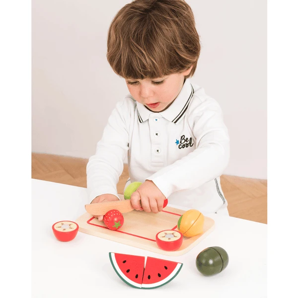 New Classic Toys® New Class Ic Toys Snijset Fruit Met Bord 8 Stuks Kleurrijk 2 New Classic Toys® New Class Ic Toys Snijset Fruit Met Bord 8 Stuks Kleurrijk - Afbeelding 2