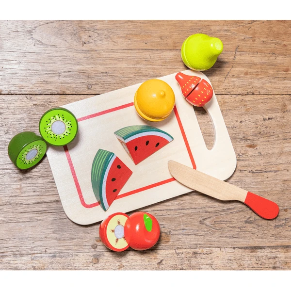 New Classic Toys® New Class Ic Toys Snijset Fruit Met Bord 8 Stuks Kleurrijk 4 New Classic Toys® New Class Ic Toys Snijset Fruit Met Bord 8 Stuks Kleurrijk - Afbeelding 4