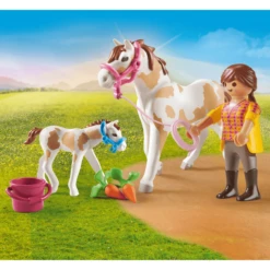 PLAYMOBIL Paard Met Veulen -Speelgoed Verkoop playmobil paard met veulen a394604 2