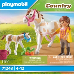 PLAYMOBIL Paard Met Veulen -Speelgoed Verkoop playmobil paard met veulen a394604 3