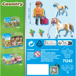 PLAYMOBIL Paard Met Veulen -Speelgoed Verkoop playmobil paard met veulen a394604 4