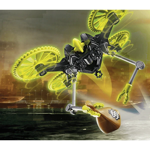 PLAYMOBIL ® Politie Jet Drone Achtervolging 4 PLAYMOBIL ® Politie Jet Drone Achtervolging - Afbeelding 4