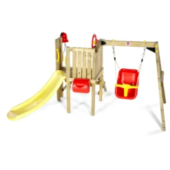 PlumĀ® Klimrek Voor Peuters Met Babyschommel