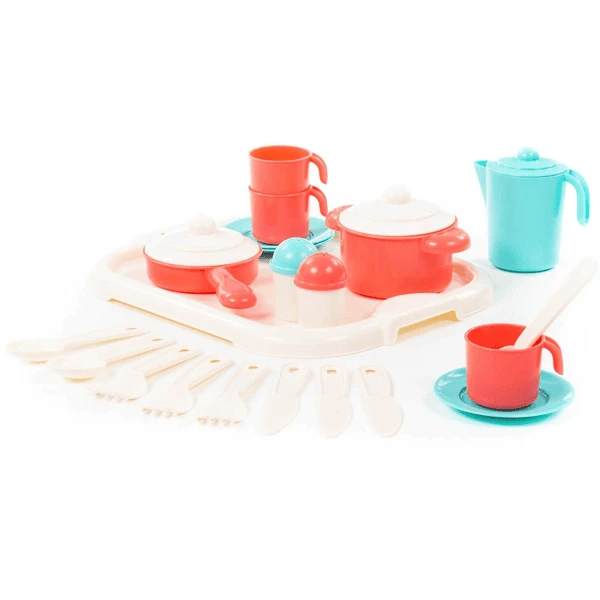 POLESIE ® Keukenset Op Dienblad (3 Personen) 3 POLESIE ® Keukenset Op Dienblad (3 Personen) - Afbeelding 3