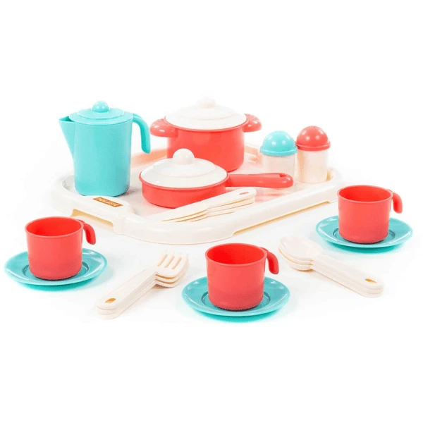 POLESIE ® Keukenset Op Dienblad (3 Personen) 1 POLESIE ® Keukenset Op Dienblad (3 Personen)