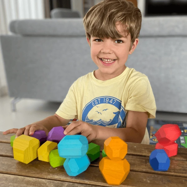 Schmetterline STAPELINO - Beukenhouten Evenwichtsstenen 4 Schmetterline STAPELINO - Beukenhouten Evenwichtsstenen - Afbeelding 4