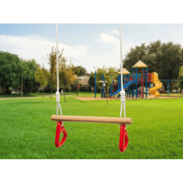 Small Foot ® Trapeze Met Gymnastiekringen 2 Small Foot ® Trapeze Met Gymnastiekringen - Afbeelding 2
