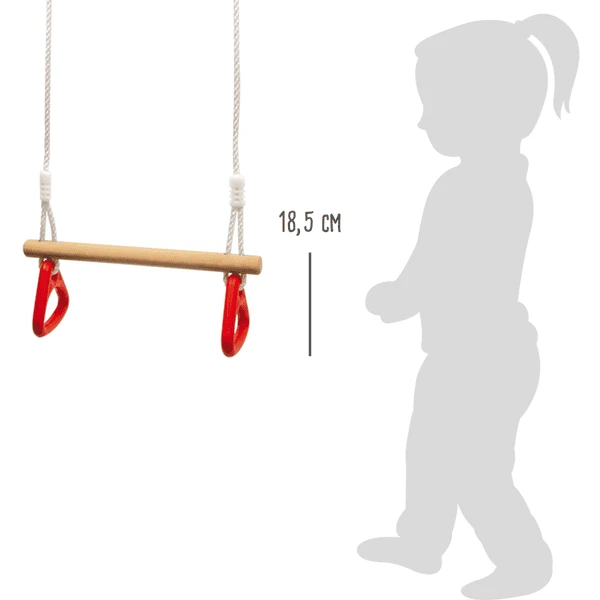 Small Foot ® Trapeze Met Gymnastiekringen 4 Small Foot ® Trapeze Met Gymnastiekringen - Afbeelding 4