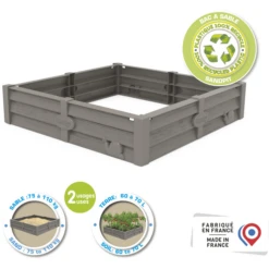 Smoby 2-in-1 Square Garden Zandbak En Plantenbed -Speelgoed Verkoop smoby 2 in 1 square garden zandbak en plantenbed a383804 3