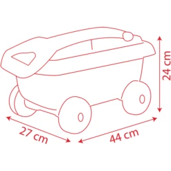 Smoby Cars Handkar Met Sand Emmerset -Speelgoed Verkoop smoby cars handkar met sand emmerset a342314 2