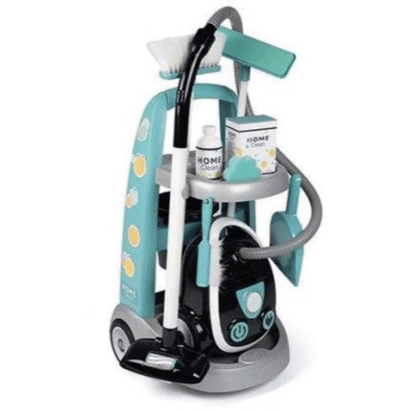 Smoby Reinigingswagen Met Stofzuiger 2 Smoby Reinigingswagen Met Stofzuiger - Afbeelding 2