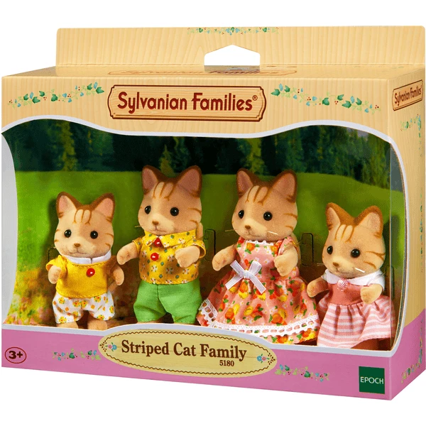 Sylvanian Families® Gestreepte Katten 2 Sylvanian Families® Gestreepte Katten - Afbeelding 2