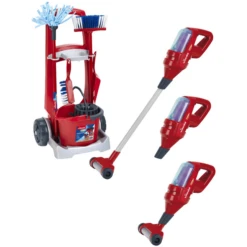 Theo Klein Vileda Bezemwagen Met Up Right Stofzuiger -Speelgoed Verkoop theo klein vileda bezemwagen met up right stofzuiger a311409 3